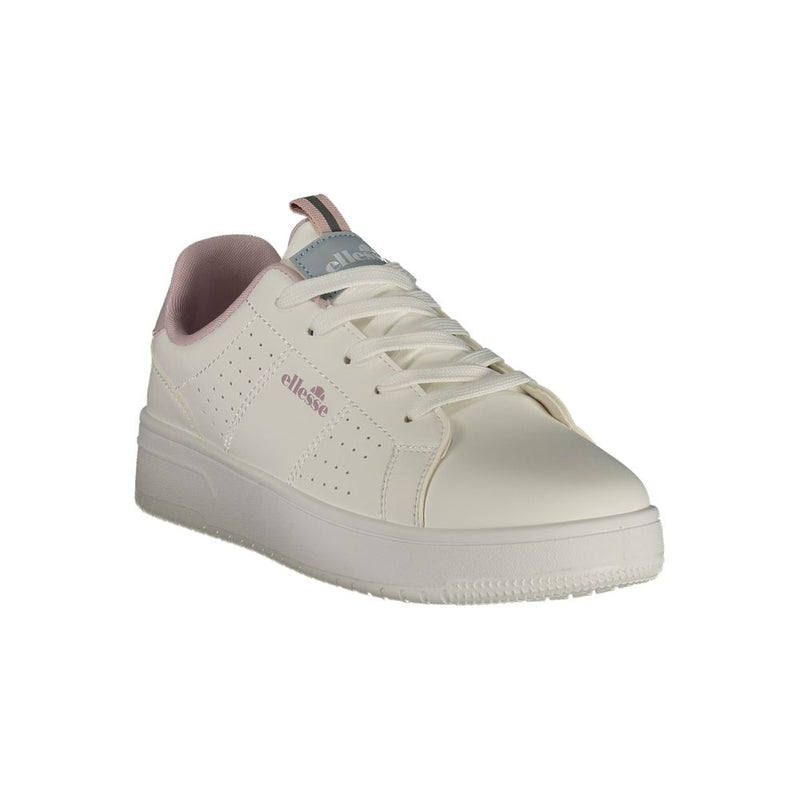 Ellesse White Polyurethane Women's Sneaker - Trendy Athletic Shoes