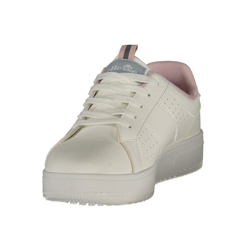 Ellesse White Polyurethane Women's Sneaker - Trendy Athletic Shoes