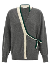 Dries Van Noten Gray Cashmere Cardigan