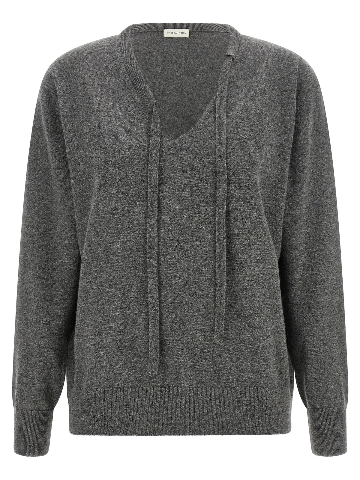 Dries Van Noten Gray Cashmere Cardigan