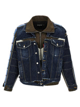 Dsquared² Blue Cotton Denim Jacket