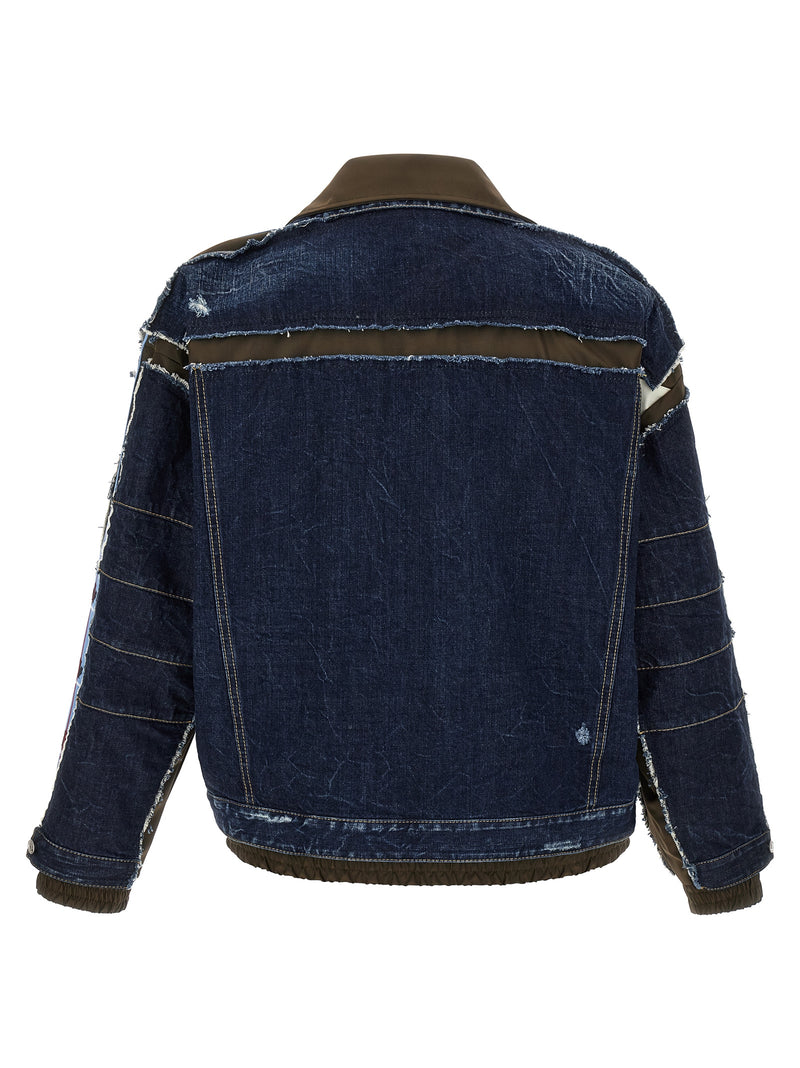Dsquared² Blue Cotton Denim Jacket - Modern Outerwear