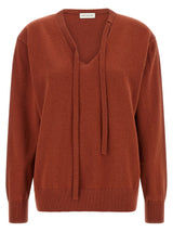 Dries Van Noten Red Cashmere Cardigan
