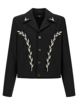 Amiri Black Polyester Full-Length Jacket
