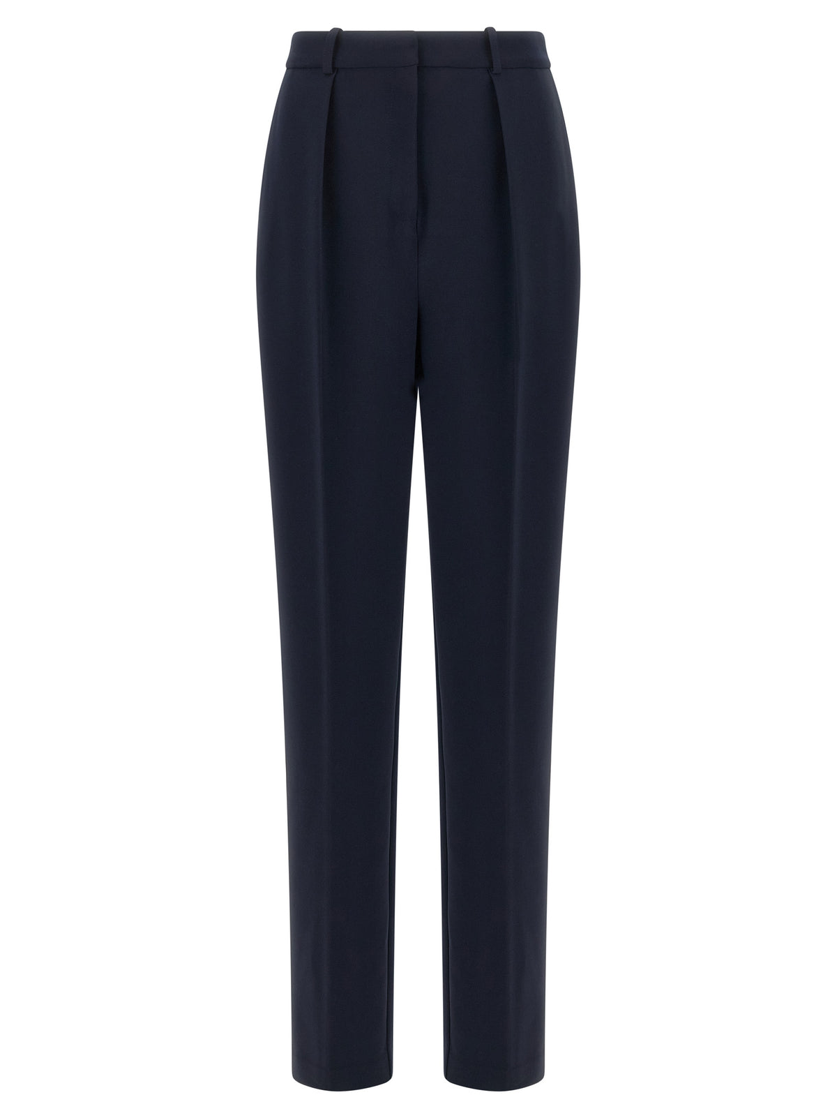Elisabetta Franchi Blue Polyester Dress Pants