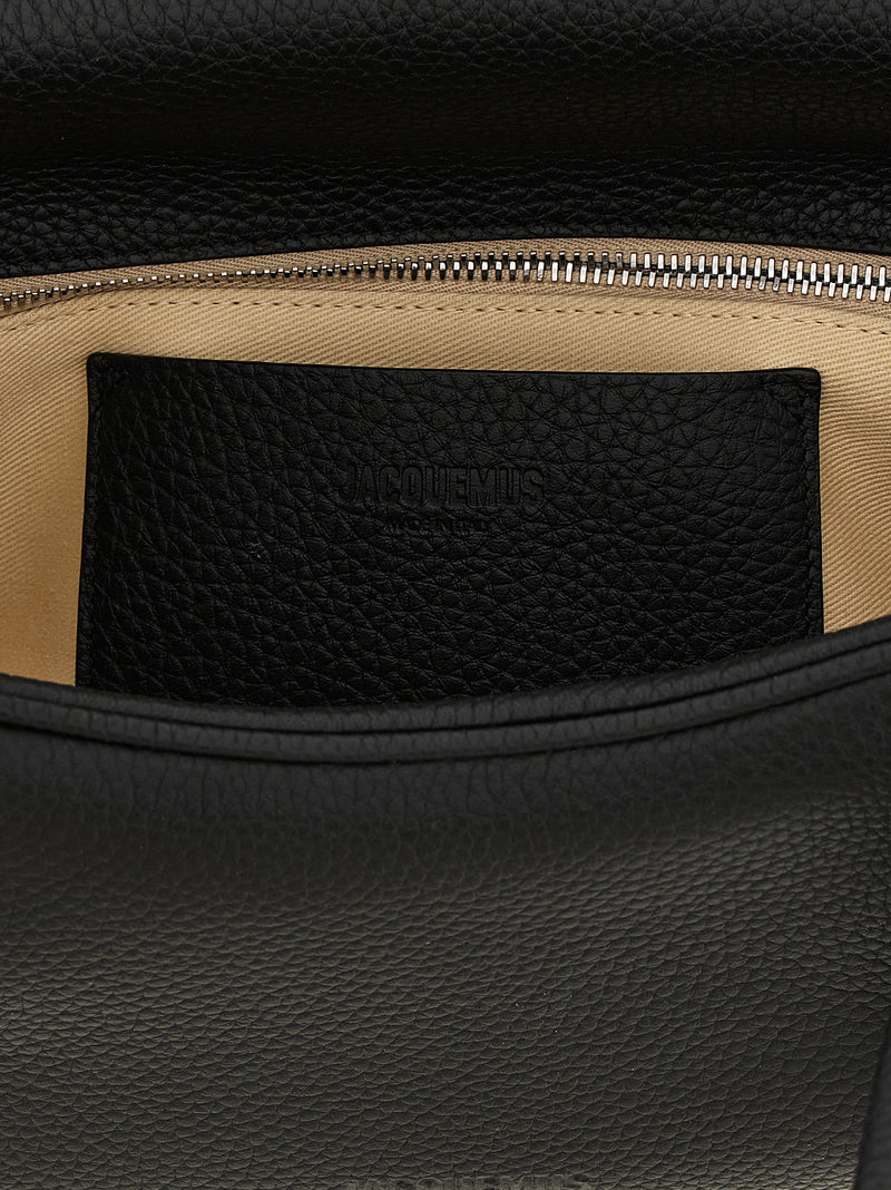 Jacquemus Le Turismo Long Black Calfskin Handbag