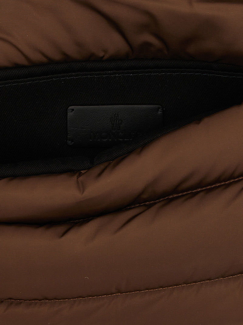 Moncler Caradoc Brown Polyamide Shoulder Bag