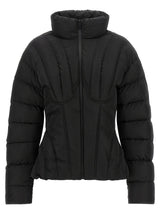 Elisabetta Franchi Black Polyester Full-Length Jacket