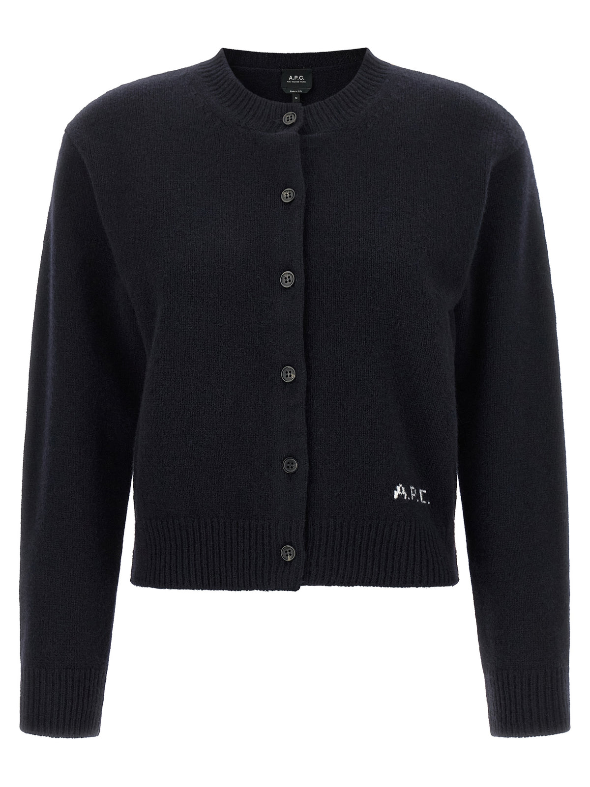 A.P.C. Blue Wool Cardigan
