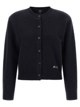 A.P.C. Blue Wool Cardigan