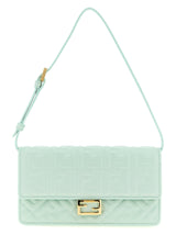 Fendi Bicolor Lamb Leather Shoulder Bag