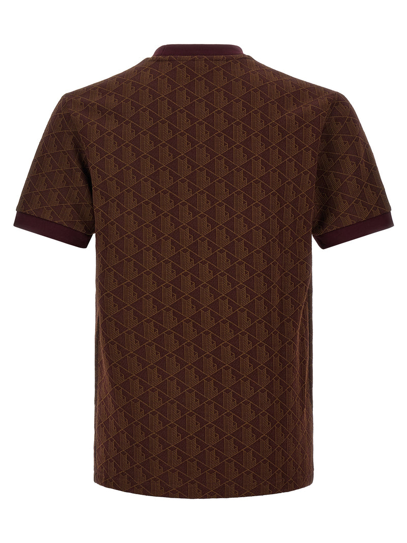 Lacoste Brown Polyester T-Shirt for Men