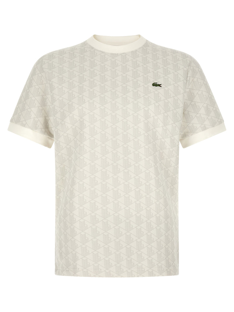 Lacoste TH11974IW Beige Polyester T-Shirt for Men