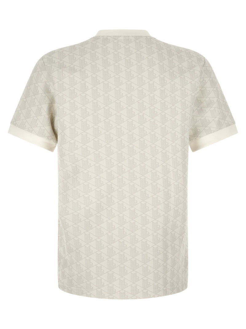 Lacoste TH11974IW Beige Polyester T-Shirt for Men