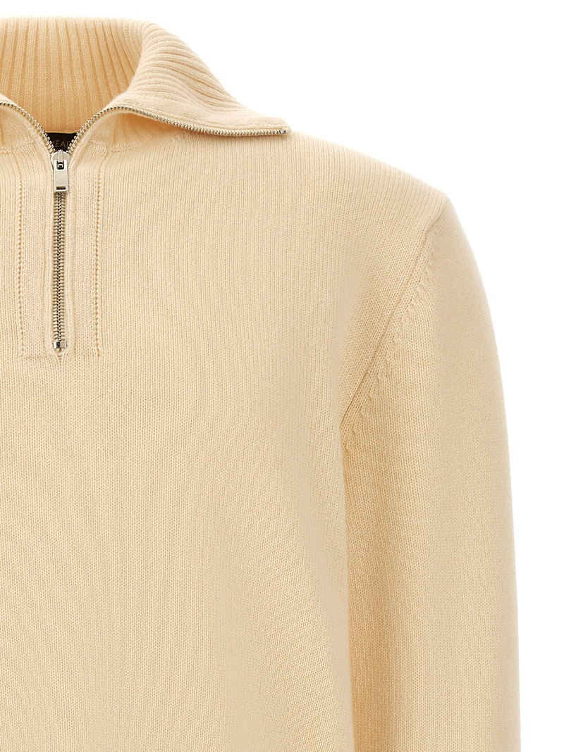 ZANONE White Cashmere Cardigan for Men