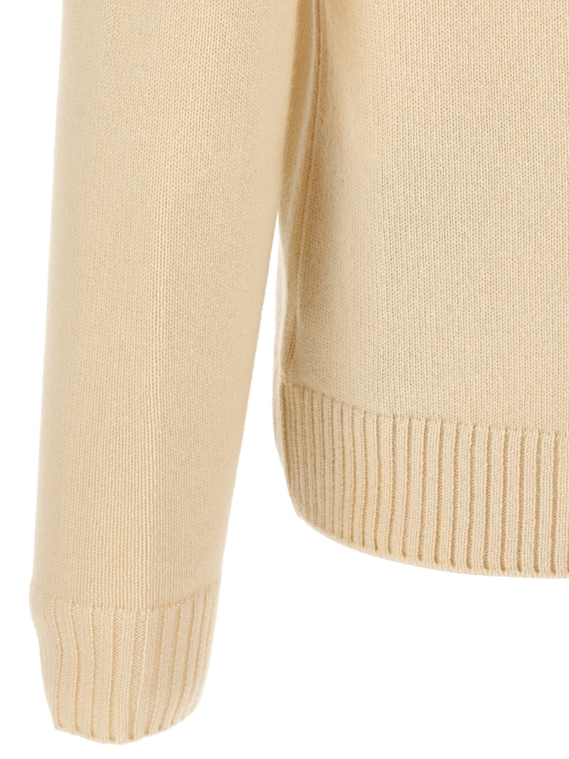 ZANONE White Cashmere Cardigan for Men
