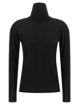Max Mara Black Virgin Wool Cardigan