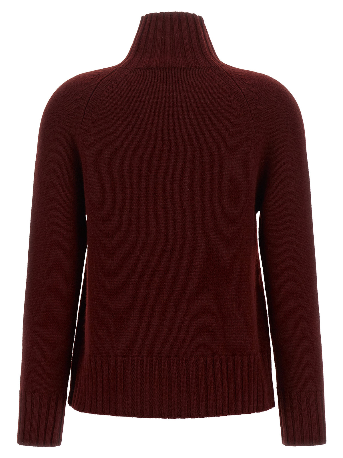'S Max Mara Bordeaux Wool Cardigan