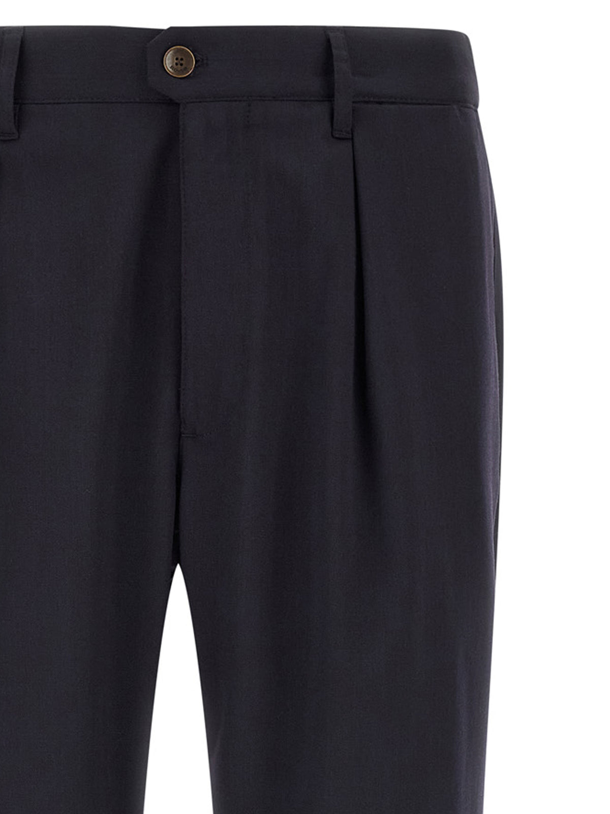 Incotex Blue Polyester Dress Pants