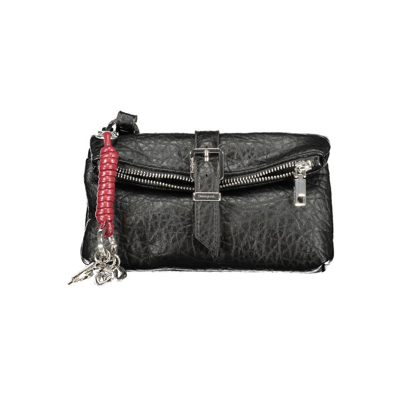 Desigual Mone Clutch Micro Bag - Black Polyurethane Women's Bag