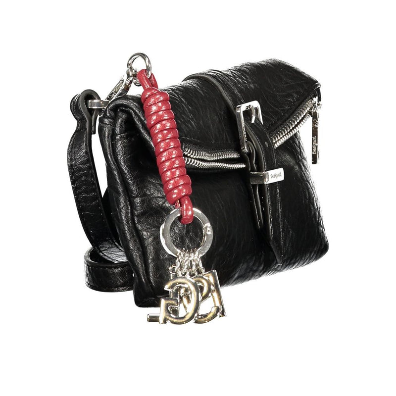 Desigual Mone Clutch Micro Bag - Black Polyurethane Women's Bag