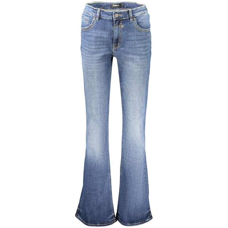 Desigual Lindsay Blue Cotton Women's Jeans