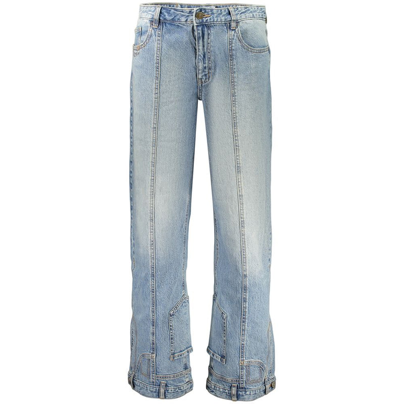 Desigual Azzurro Cotton Women's Jeans - Sky Blue