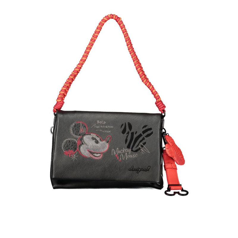 Desigual Mickey Face Venecia 4.0 Bag - Black Polyurethane