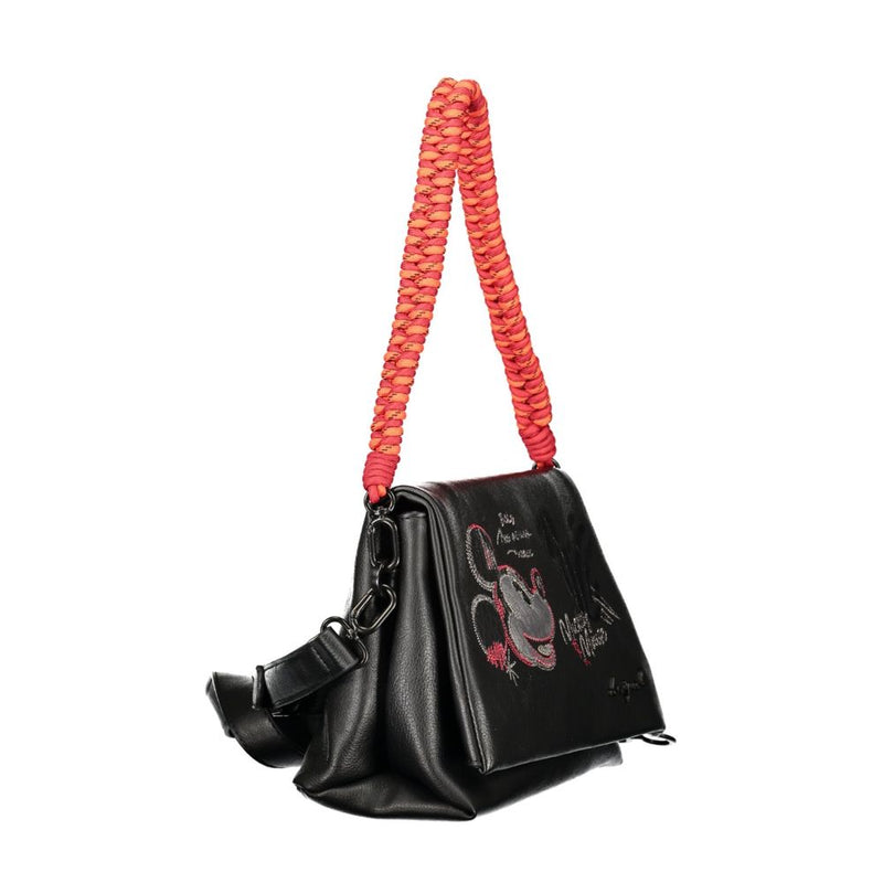 Desigual Mickey Face Venecia 4.0 Bag - Black Polyurethane