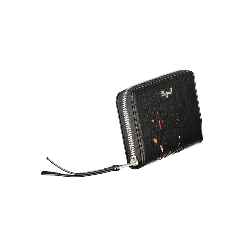 Desigual Nero Polyurethane Women's Wallet - Notus Print Fiona