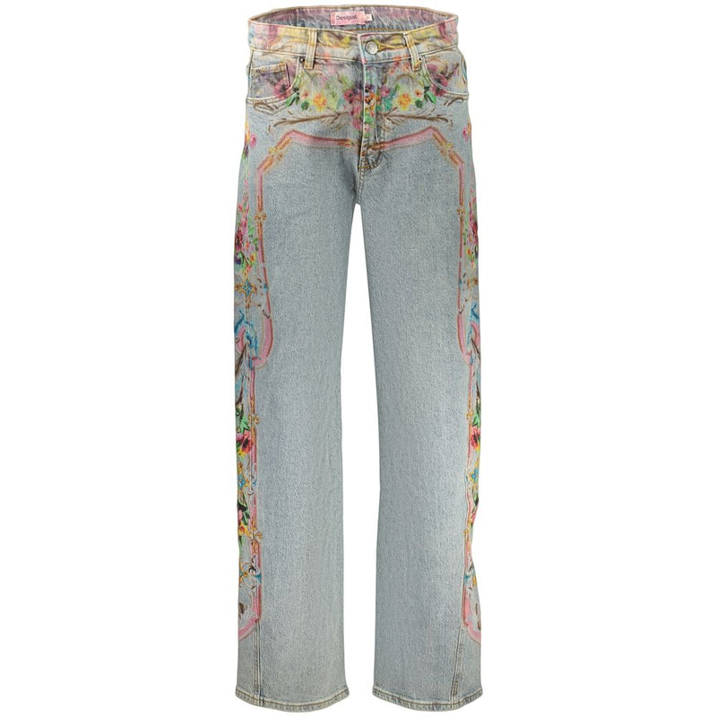 Desigual Versalles Blue Cotton Women's Jeans