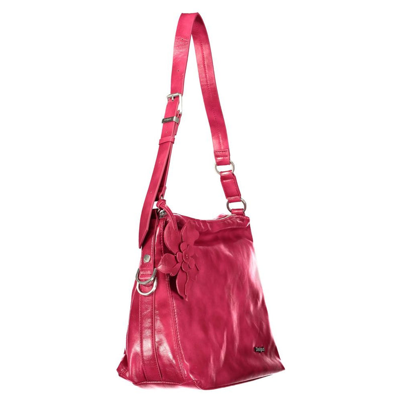 Desigual Nexus Luma Bag - Pink Polyurethane Women's Handbag