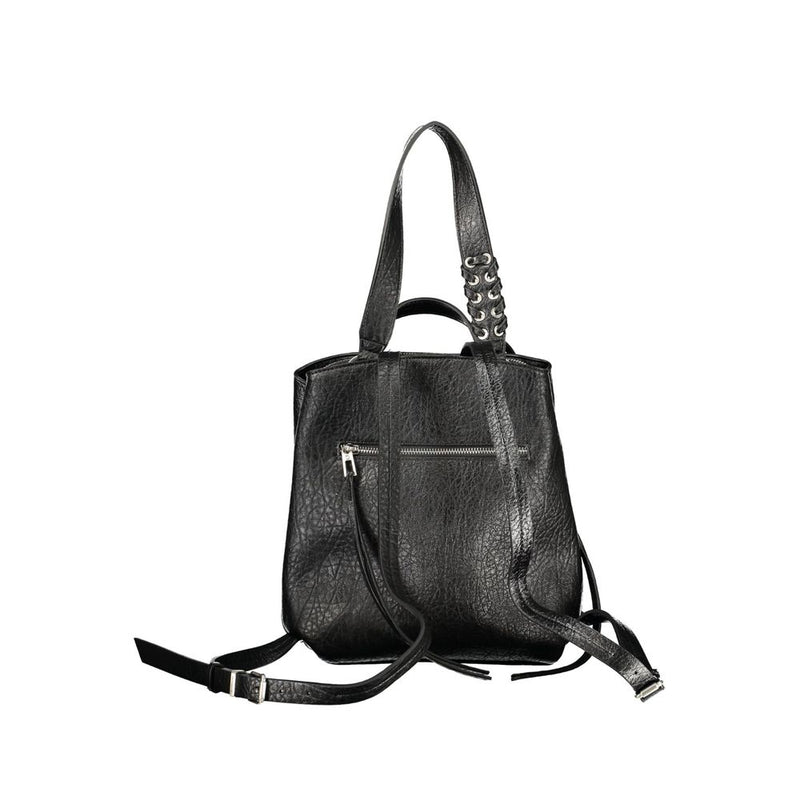 Desigual Notus Print Sumy Mini Backpack - Black Polyurethane