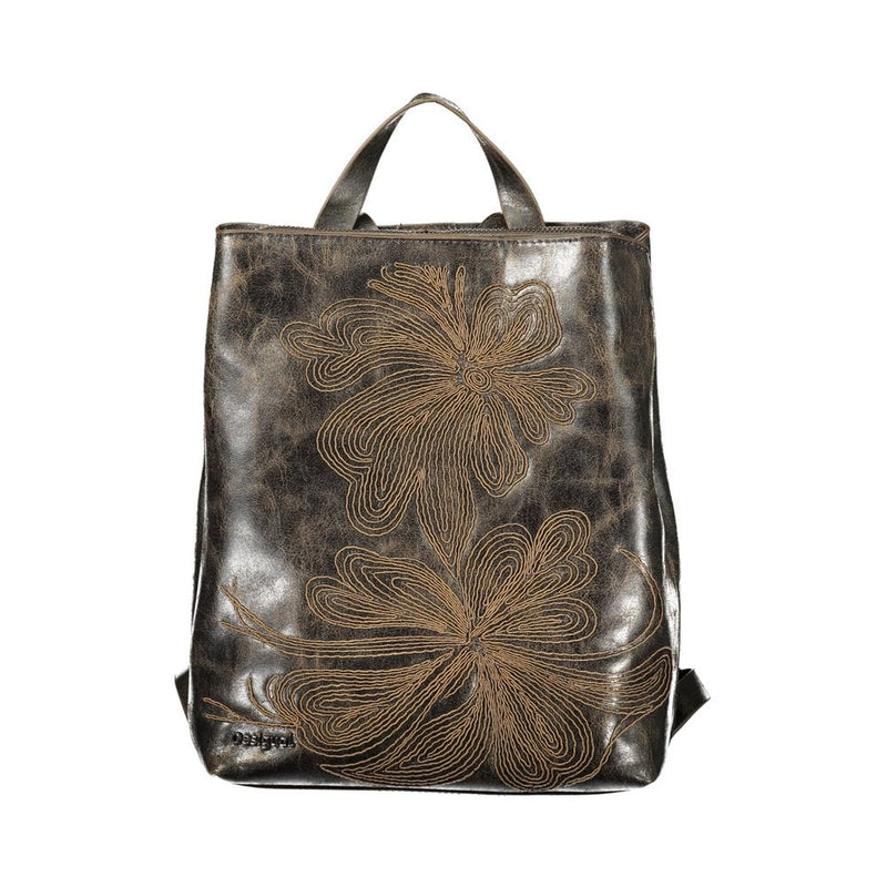 Desigual Mistral Sumy Mini Backpack - Brown Polyurethane