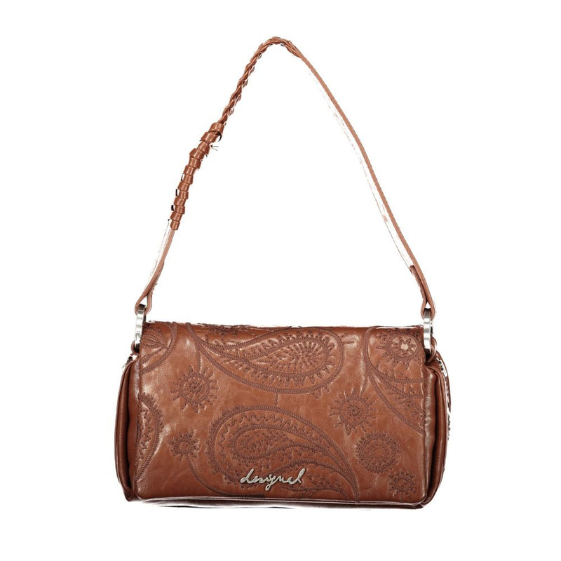 Desigual Siroco Naron Mini Flap Bag - Brown Polyurethane