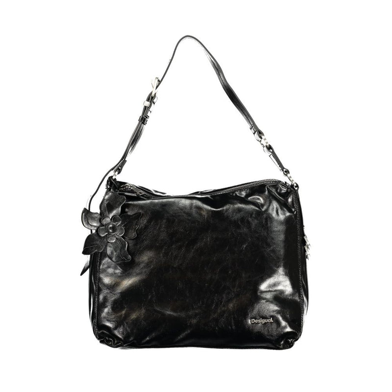 Sac à main Desigual Nexus Luma en polyuréthane noir pour femmes