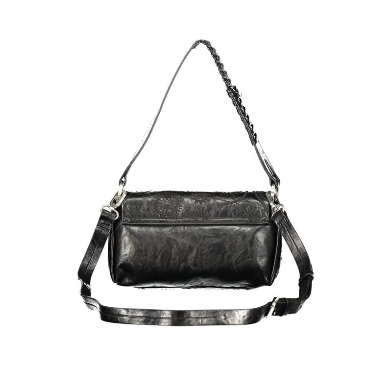 Desigual Siroco Naron Mini Flap Bag - Black Polyurethane