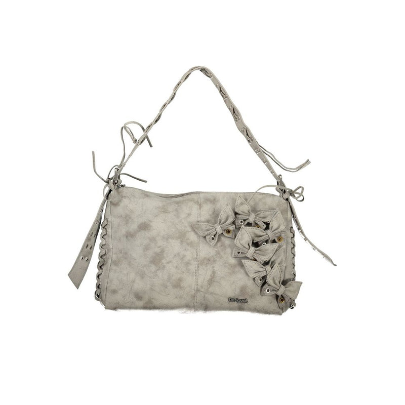 Desigual Nickel Leiria Gray Handbag - Stylish & Versatile