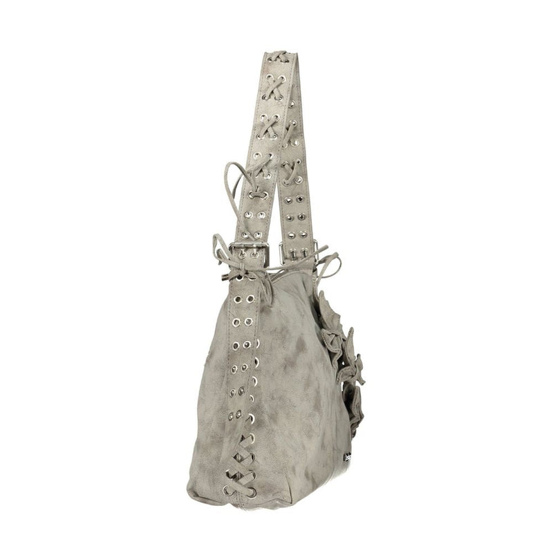 Desigual Nickel Leiria Gray Handbag - Stylish & Versatile