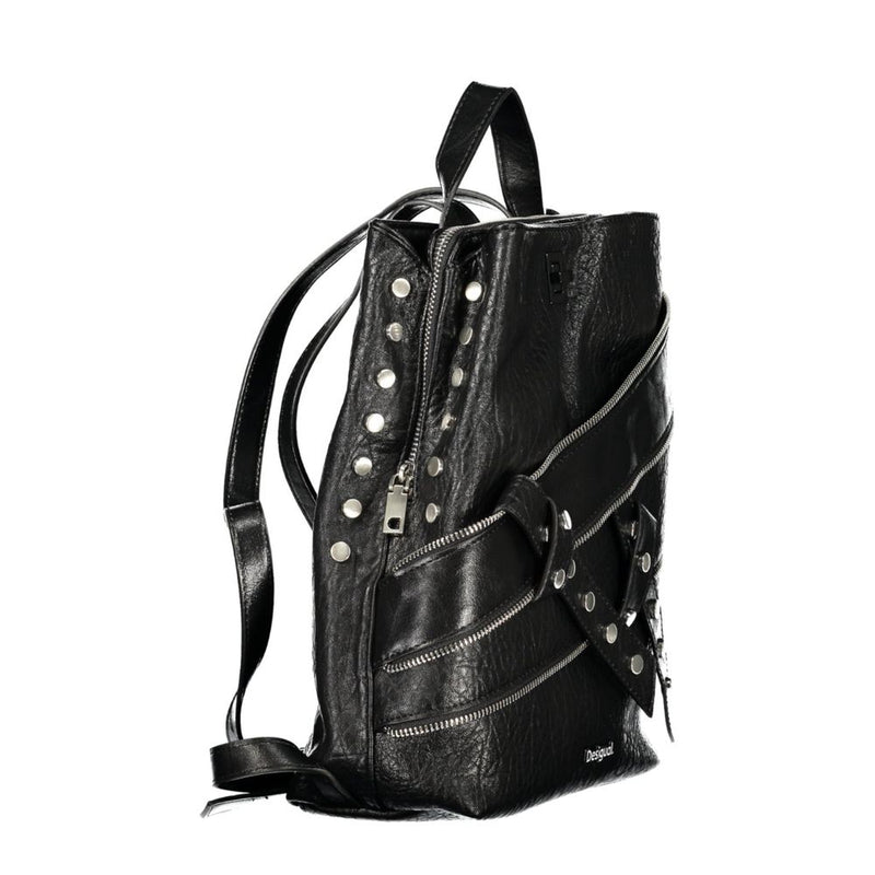 Sac à dos en polyéthylène noir Desigual Centella Sumy Mini