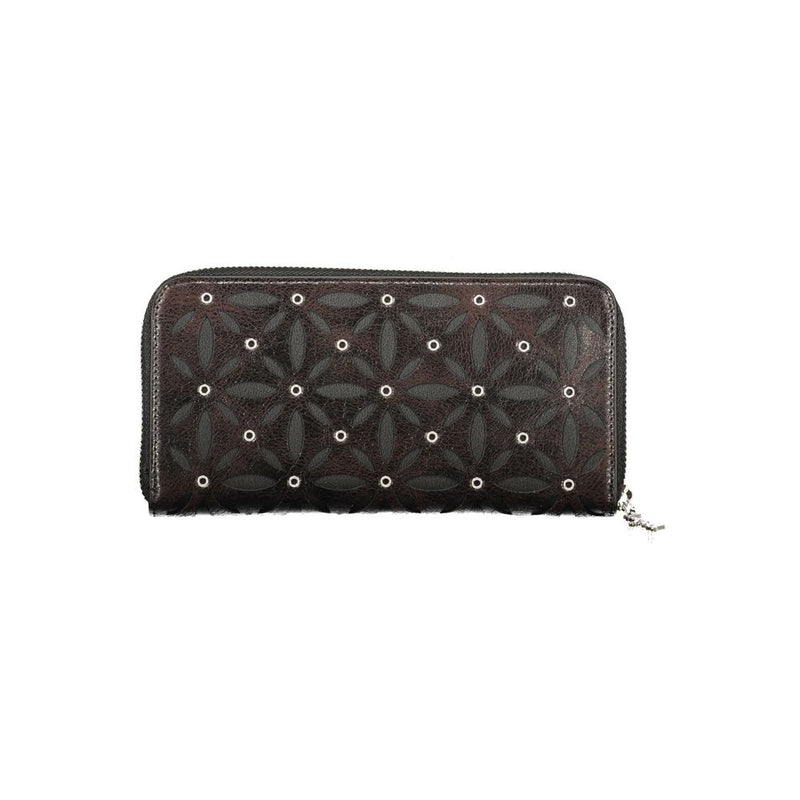 Desigual Coriolis Fiona Black Polyethylene Wallet