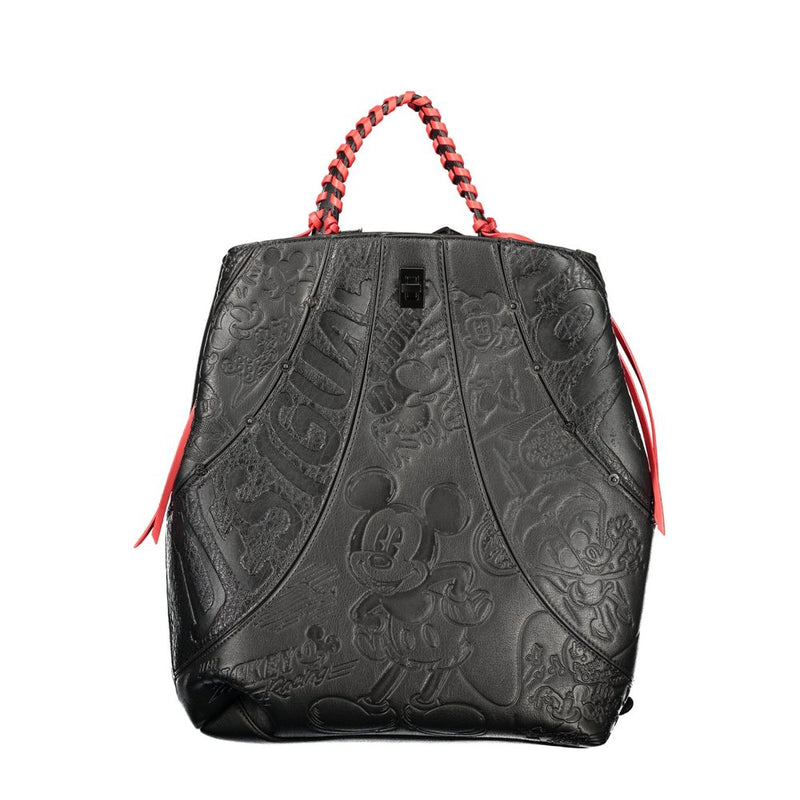 Sac à dos en polyéthylène noir Desigual Mickey Sumy
