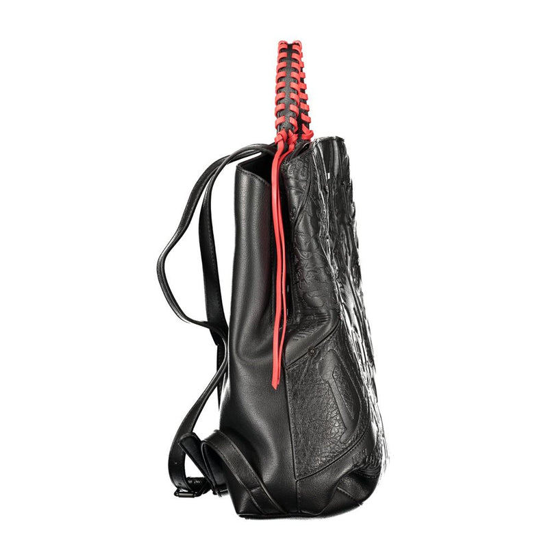 Sac à dos en polyéthylène noir Desigual Mickey Sumy