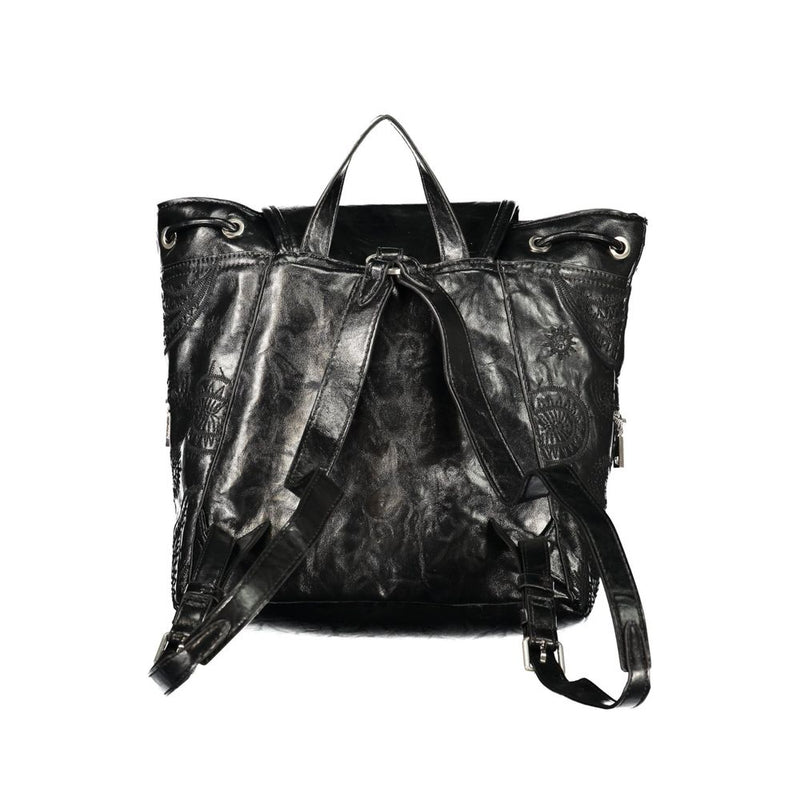 Sac à dos en polyéthylène noir Desigual Siroco Tula Mini