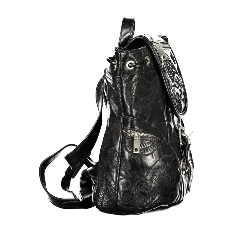 Sac à dos en polyéthylène noir Desigual Siroco Tula Mini
