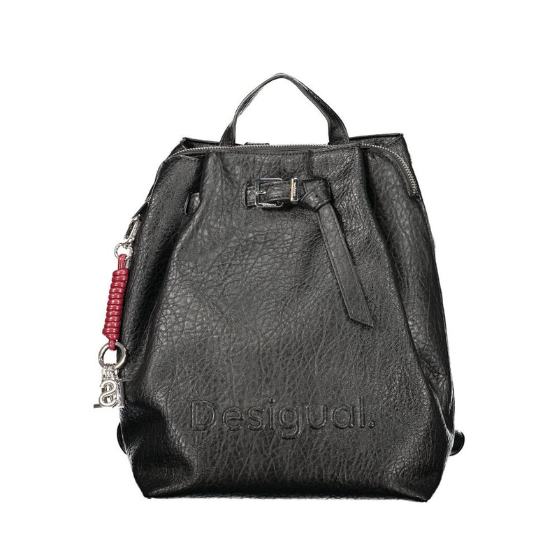 Desigual Luena Black Polyethylene Backpack
