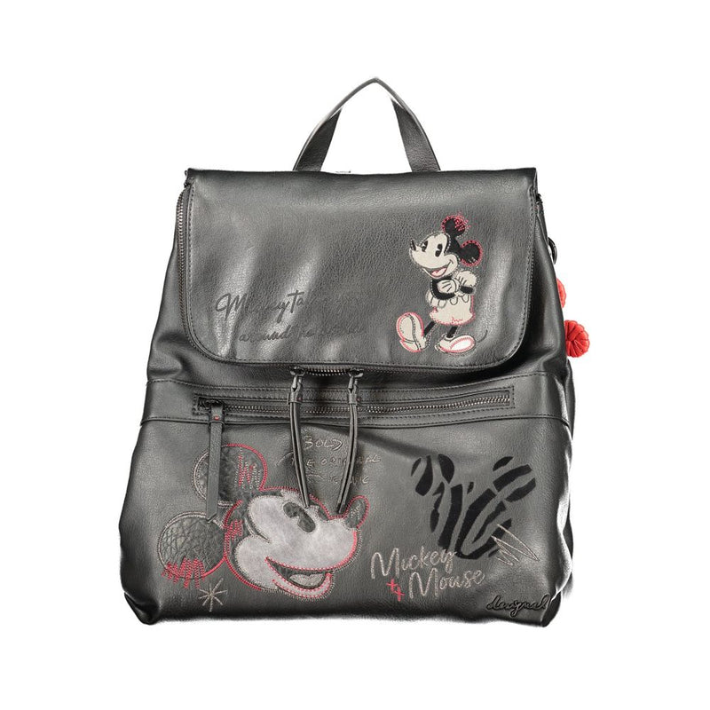 Desigual Mickey Face Hampton 2.0 Black Backpack