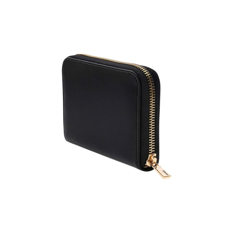 Guess JANIE SLG Medium Zip Around Wallet - Black