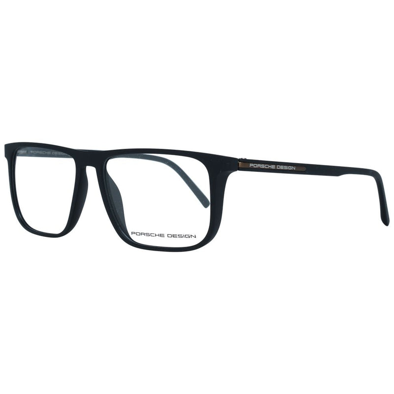 Porsche Design Black Plastic Glasses Frames for Men
