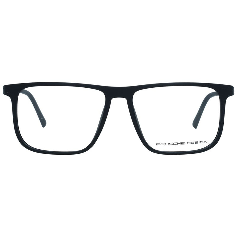 Porsche Design Black Plastic Glasses Frames for Men